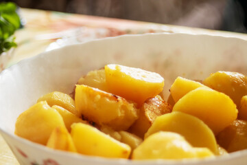 Ataulfo potatoes as food ingredient on table for recipe