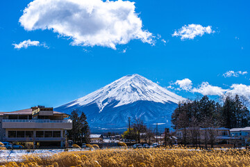 Mount Fuji from Yagizaki Park, Japan