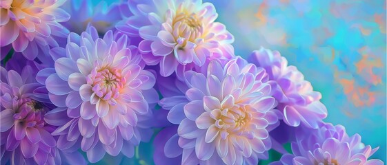 chrysanthemum flowers - obrazy, fototapety, plakaty