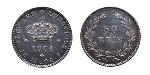 Portugal Silver Coins. Reign of Luiz I