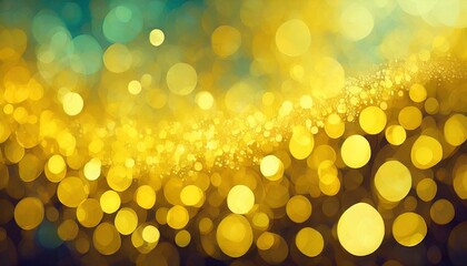 abstract yellow background with bokeh