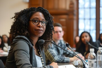 group of citizens gathered at a Freedom Day celebration event.