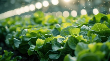 Growing salad vegetables sustainably and smartly - Powered by Adobe