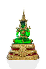 The Emerald Buddha is revered by the Mercury people. The team has clear green body skin. separated from the background