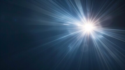 Abstract background with rays of light and lens flare. Colorful background.