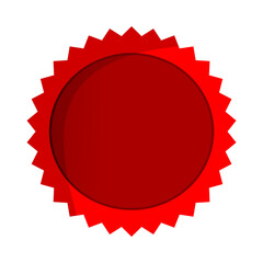 red seal with ribbon