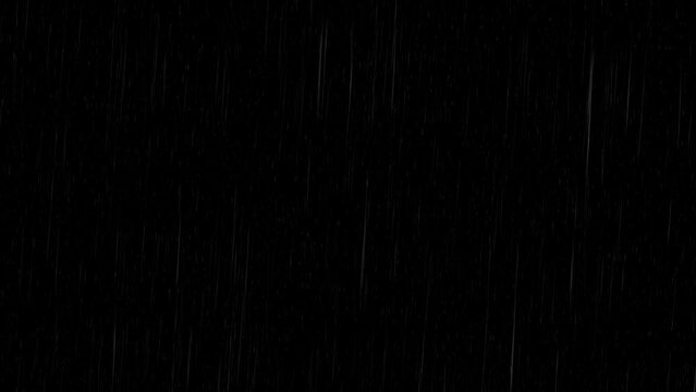 雨、激しく降る雨の背景動画、スクリーン用