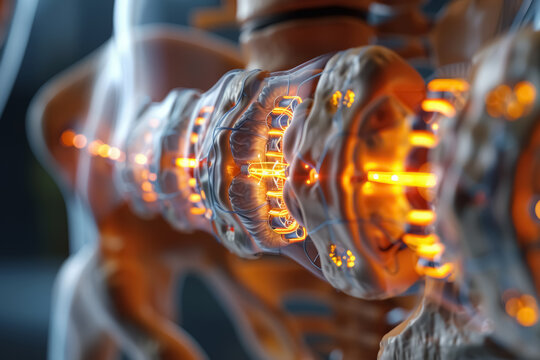close-up abstract view of glowing vintage guitar amplifier tubes