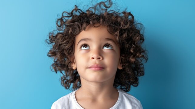 Portrait of a young school child