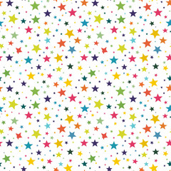 Obraz premium small stars, repeatable seamless background pattern tile 