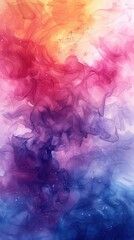 Abstract design watercolor picture painting illustration background Colorful aquarelle wash drawing design wallpaper, Colorful texture,mobile wallpaper , background