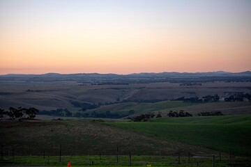 Australia Winery Farm Sunset オーストラリア　ワイナリー ファーム　牧場　サンセット　夕陽