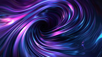 Dark Holographic Swirl Background
