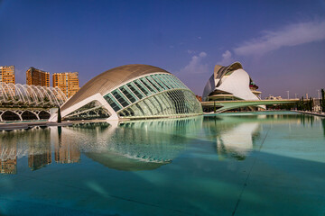  architecture City of Arts and Sciences in Valencia, Spain