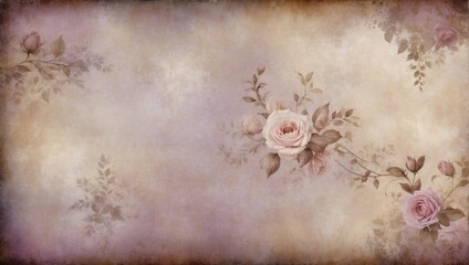 Aged Elegance, Abstract Background Texture in Faded Lilac, Antique Rose, and Vintage Brown Hues.