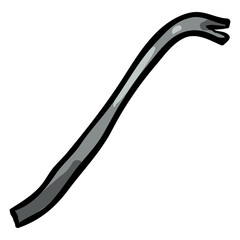 Crowbar - Hand Drawn Doodle Icon