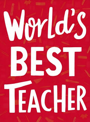 world's best teacher