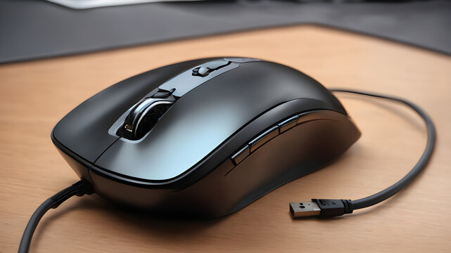 computer mouse on the table