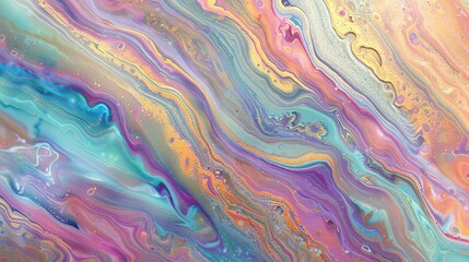 abstract background, close up of rainbow colorful acrylic paints