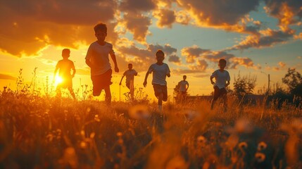 Dynamic Sunset Match, generative ai