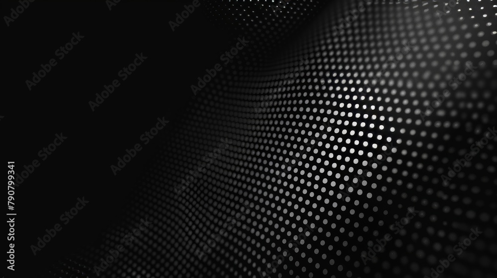 Leinwandbilder modern halftone background. monochrome abstract dot, gradient halftone dots to use as a pattern.