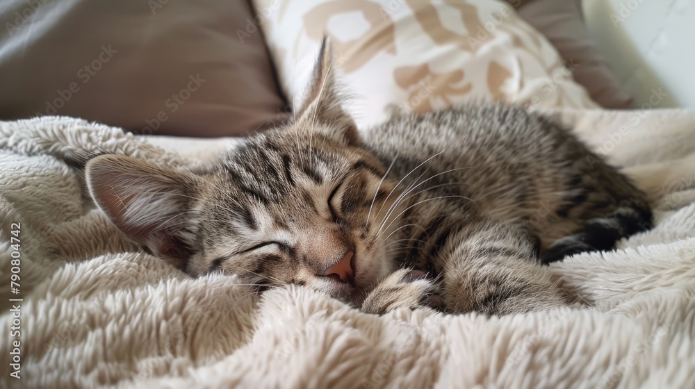 Canvas Prints Cat that is sleeping