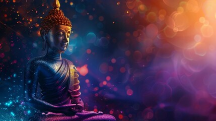 Buddha Statue Sitting in Meditation Position