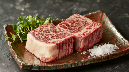 Exquisite Raw Wagyu Cut