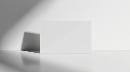white mock up member card, neutral background, copy and text space, 16:9