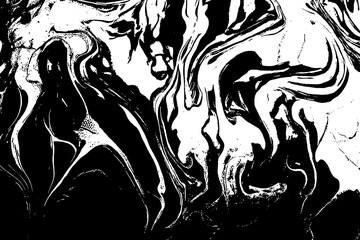 Unveiling the Abstract - Black & White Swirling Form. Captures the eye's attention, ignites artistic curiosity. High-resolution for websites, marketing, creative projects.