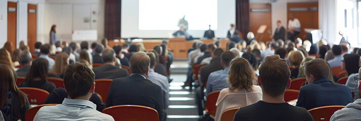 Audience in the lecture hall.