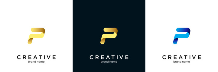 P logo design, Letter P Logo Luxury design vector template, p letter, Type Character Symbol Logotype, P business logo design, p corporate logo design, initial letter logo, P alphabet inspiration icon.