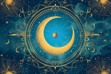 Celestial Navigation and Mythology Illustration