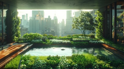 Urban Gardening Paradise, generative ai