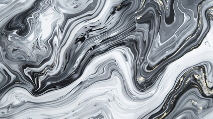 A marble abstract background with swirling patterns of grey and white, creating a luxurious and sophisticated look.