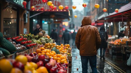 Vibrant Cultural Melting Pot in Manchester, generative ai - obrazy, fototapety, plakaty