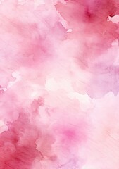 Fototapeta premium Abstract background art of vibrant pink watercolor blend on paper with glitter texture for wallpaper Generative AI.