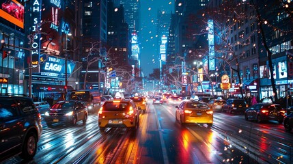 City Lights: Long Exposure Motion, generative ai