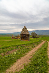 Obraz premium Tombs in Shamakhi district of Azerbaijan