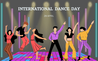 INTERNATIONAL  DANCE DAY TEMPLATE DESIGN