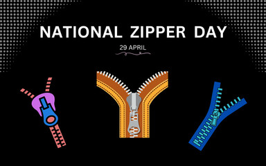 NATIONAL ZIPPER DAY TEMPLATE DESIGN
