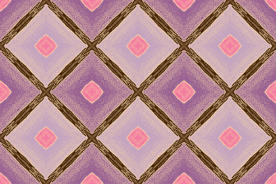 Glittering diamonds seamless backdrop pattern in pink and purple