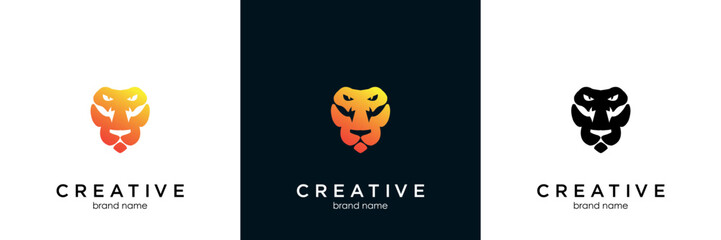 Lion logo Design vector template Illustration