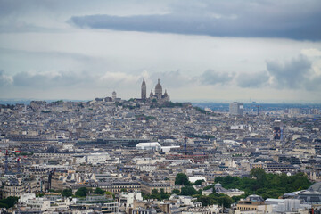 View of Paris from the Eiffel Tower.