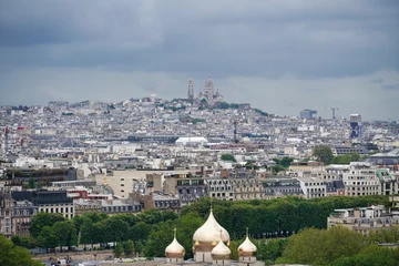 Fotobehang View of Paris from the Eiffel Tower. © Mariusz