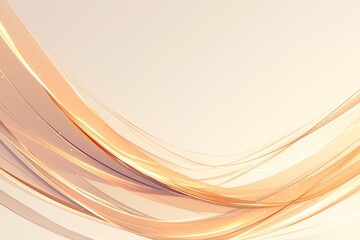peach fuzz colored background with abstract waves, light and shadow