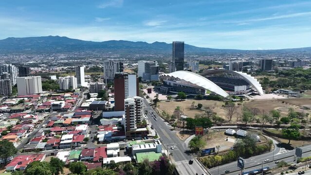 Aerial View of La Sabana Park and Costa Rica National Stadium