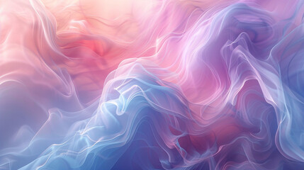 Pastel whispers swirl in abstract dance, creating serene background.