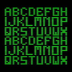 code numbers on black background