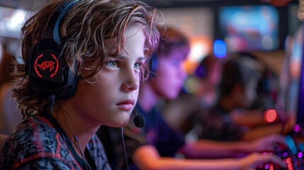 Capturing the Intensity: Youngsters in Video Game Battle, generative ai